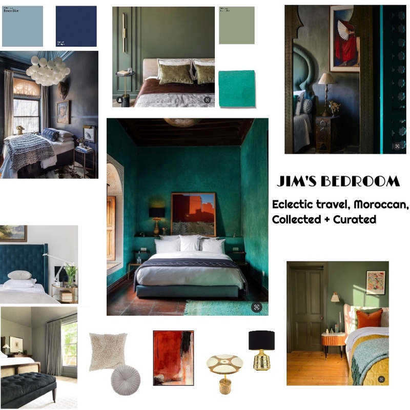 Jim's Bedroom Mood Board by Ying Hsiao on Style Sourcebook