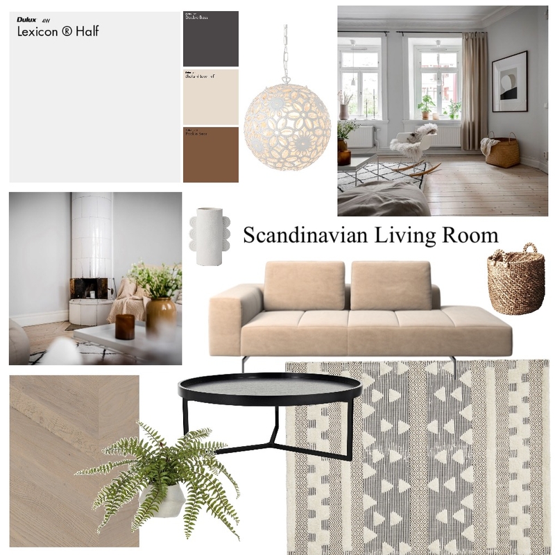 Scandinavian living room Mood Board by Drabflowers on Style Sourcebook