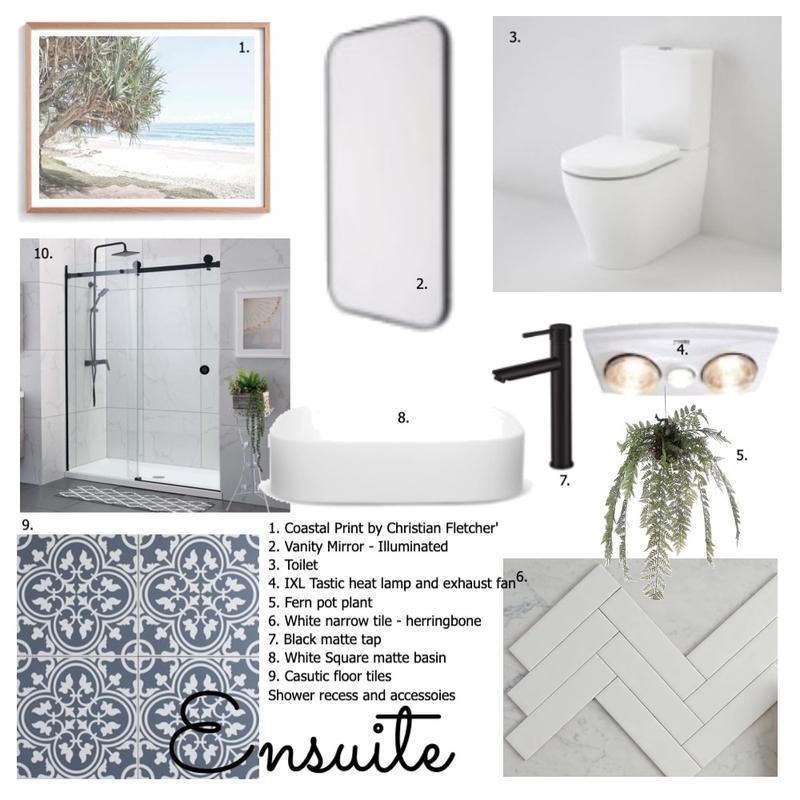 Ensuite Sample Board Mood Board by charmaineb77 on Style Sourcebook