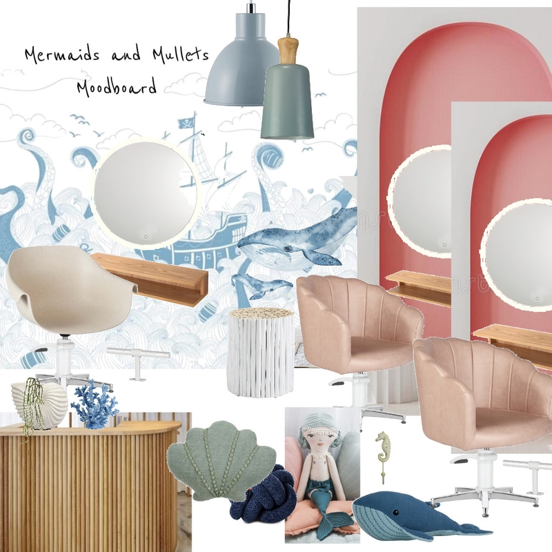 Mermaids and Mullets moodboard Mood Board by Renee Interiors on Style Sourcebook