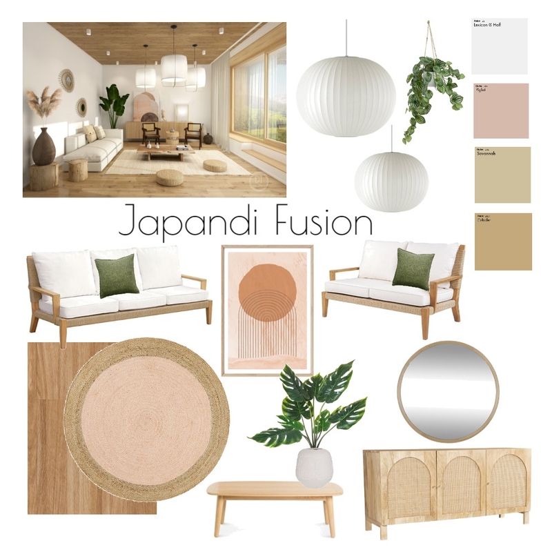 Lisa Budd Assignment 3 Japandi Mood Board Mood Board by Lisa Budd on Style Sourcebook