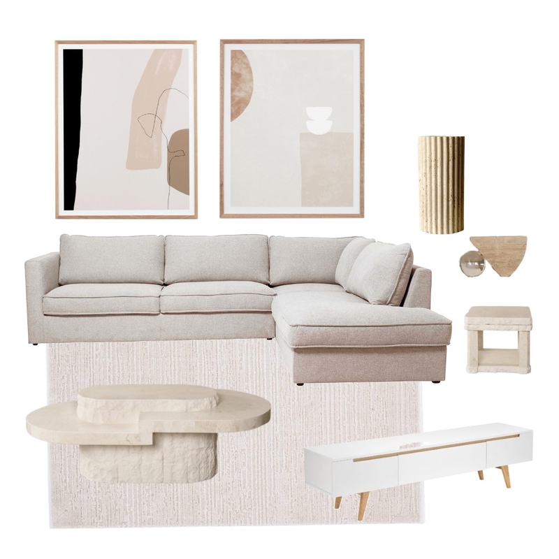 Lounge Room + modern art Mood Board by Soosky on Style Sourcebook