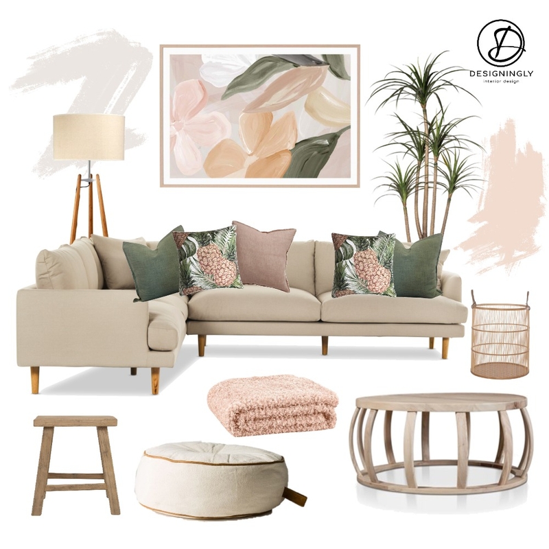Pastels and Green Mood Board by Designingly Co on Style Sourcebook