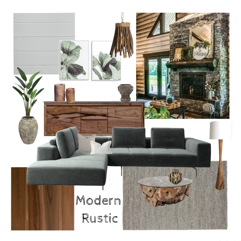 Modern Rustic Mood Board by Becjjones on Style Sourcebook