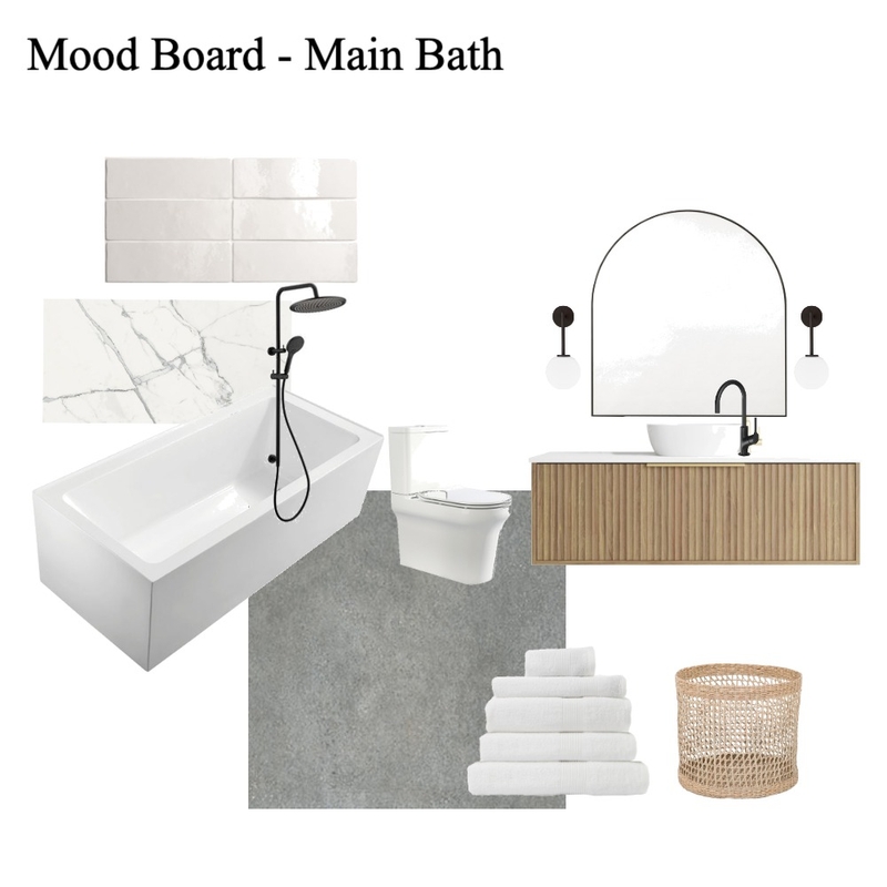 Main Bathroom Mood Board by alexismlot on Style Sourcebook