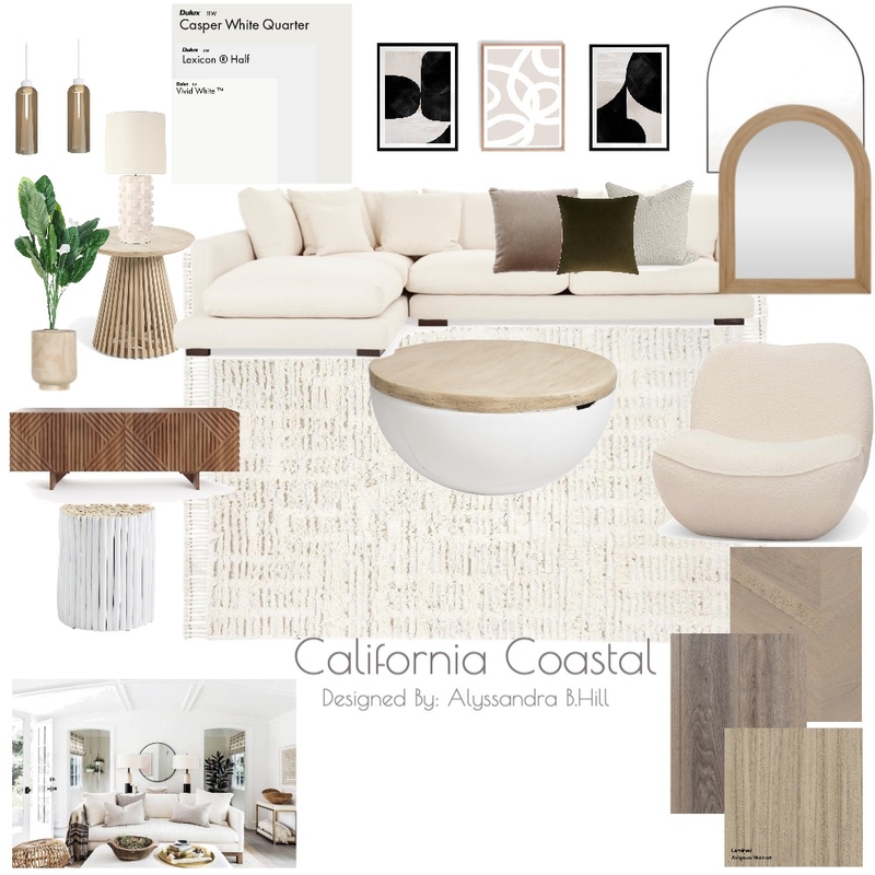California Coastal Mood Board by AlyssandraBHill on Style Sourcebook