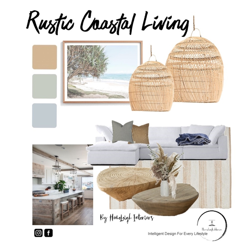 Rustic Coastal Living Mood Board by Millsy on Style Sourcebook