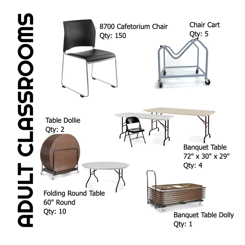 HOU Adult Classroom Mood Board by KathyOverton on Style Sourcebook