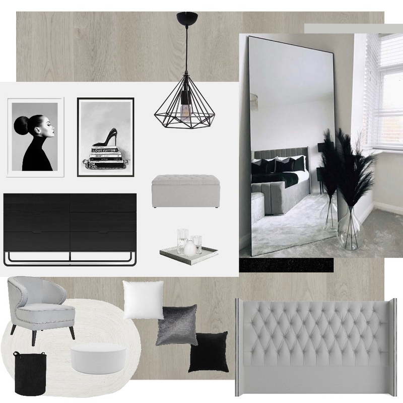 Black and white Mood Board by VictoriaEdesigner on Style Sourcebook
