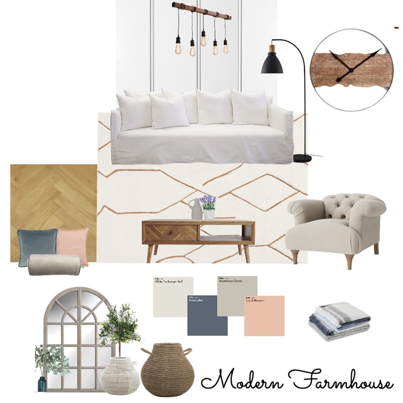 Modern Farmhouse Mood Board by claireevans1992 on Style Sourcebook