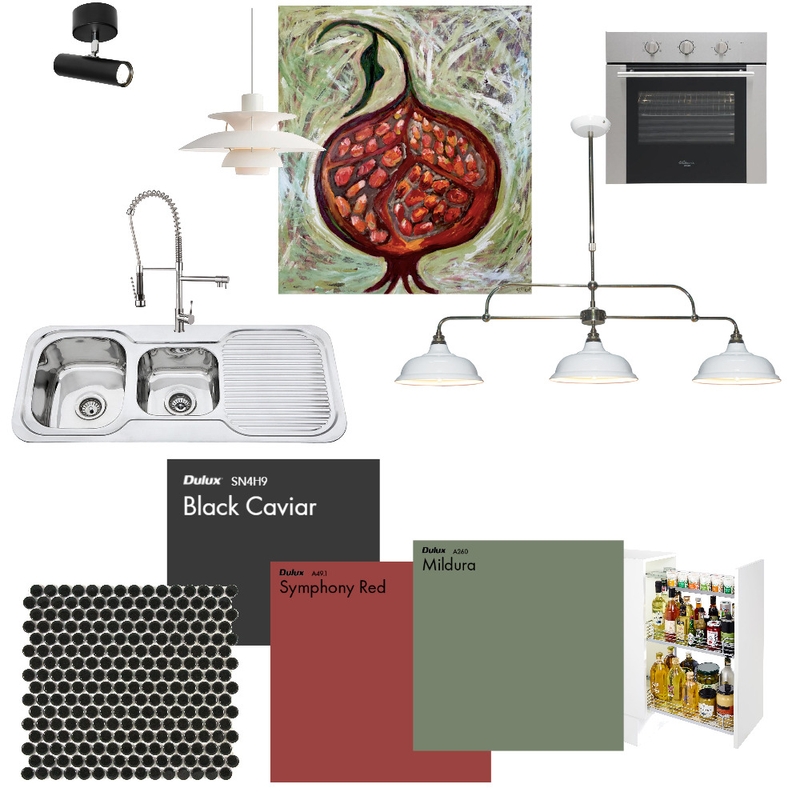Kitchen-dark Mood Board by DenFlan on Style Sourcebook