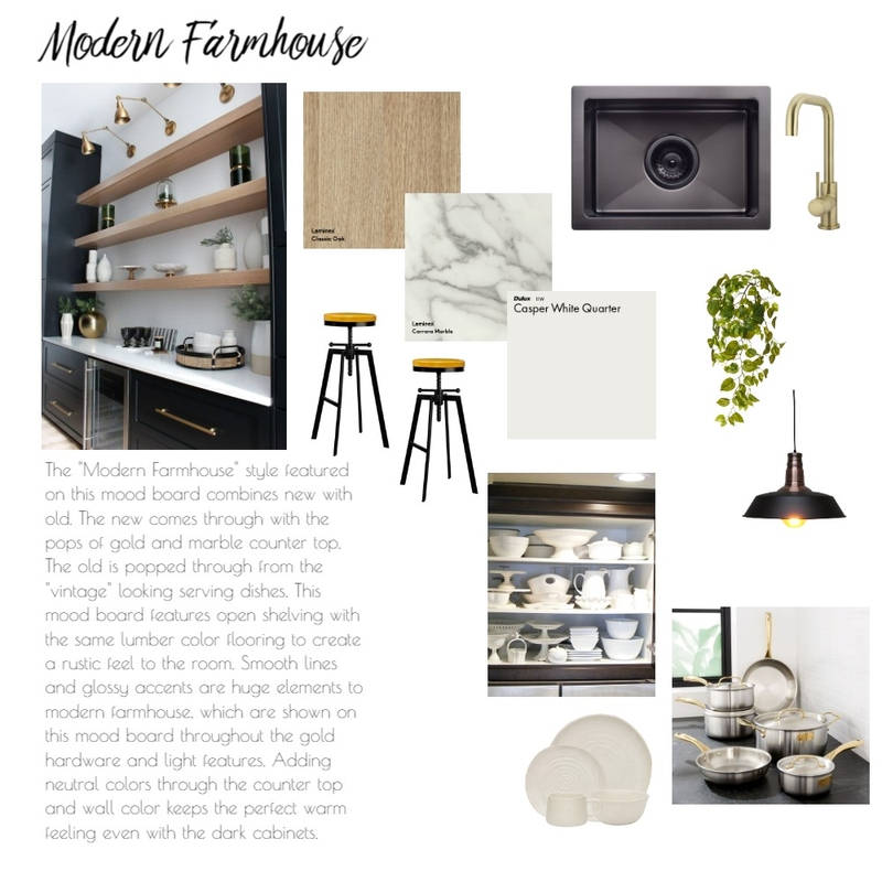 Modern Farmhouse Mood Board by Madison Wright on Style Sourcebook