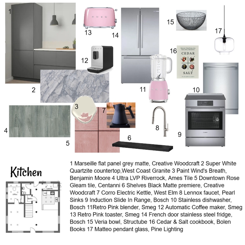 Module 9 kitchen Mood Board by Beverlea on Style Sourcebook