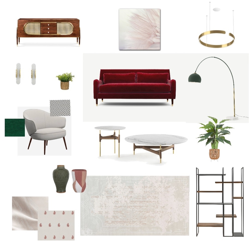 Module 9 Living room Mood Board by ishigoel on Style Sourcebook