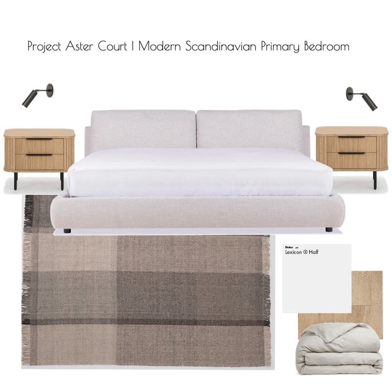 Aster Court I Primary Bedroom Mood Board by hoogadesign@outlook.com on Style Sourcebook