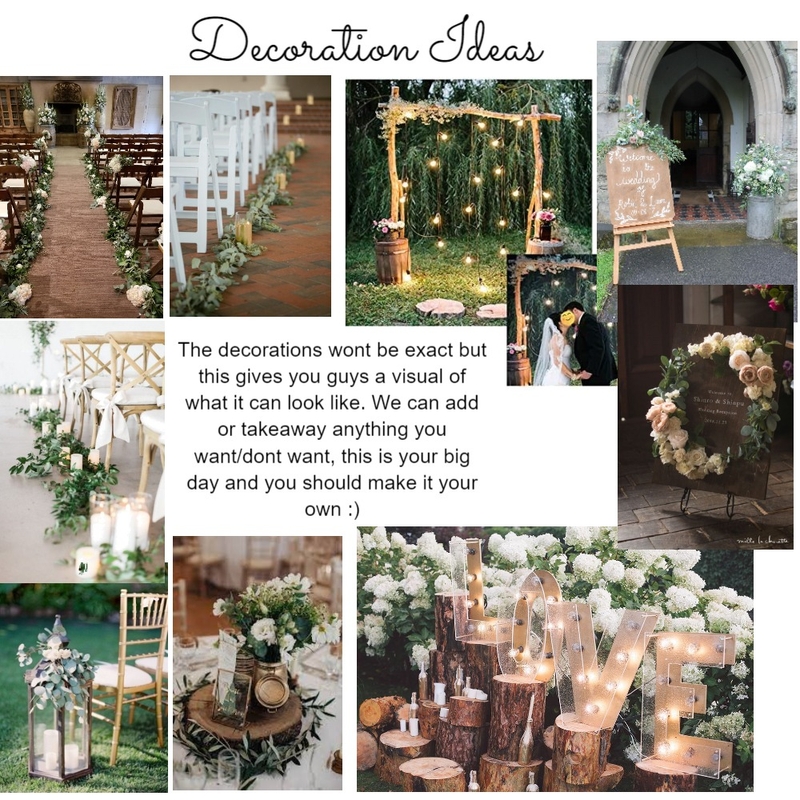 Sam & Tash Wedding Decor Ideas Mood Board by SMHolmes on Style Sourcebook