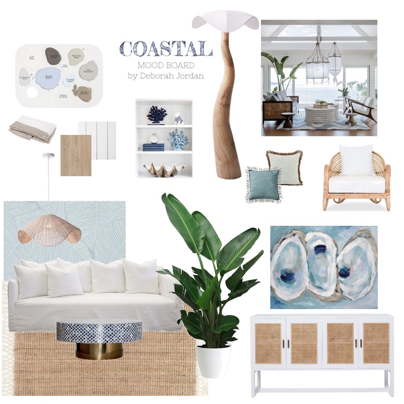 Blue Coastal Mood Board Final Mood Board by DEBJ on Style Sourcebook