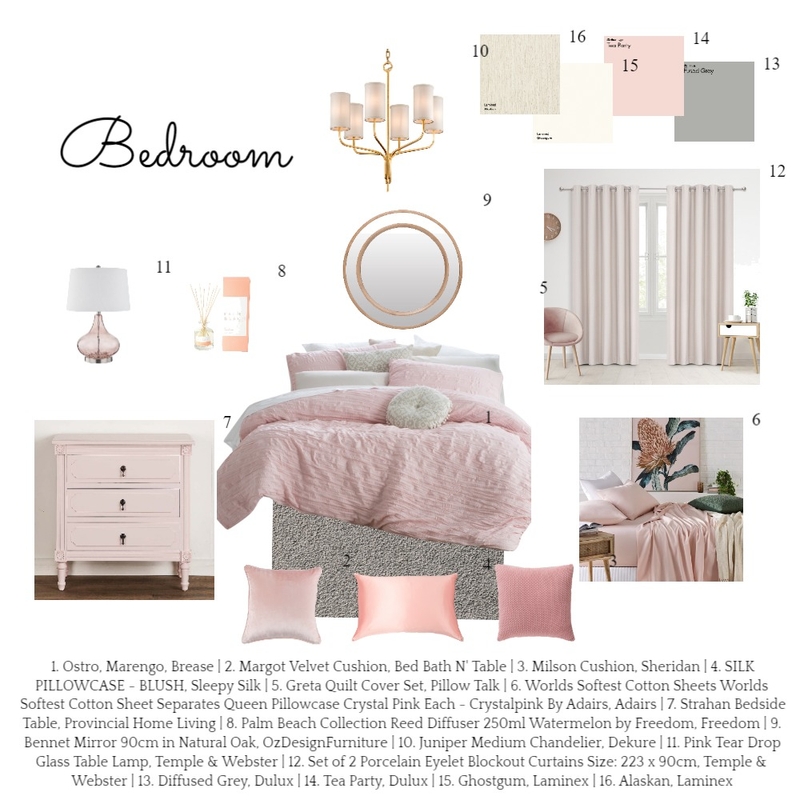 Bedroom Mood Board by pamvrl on Style Sourcebook