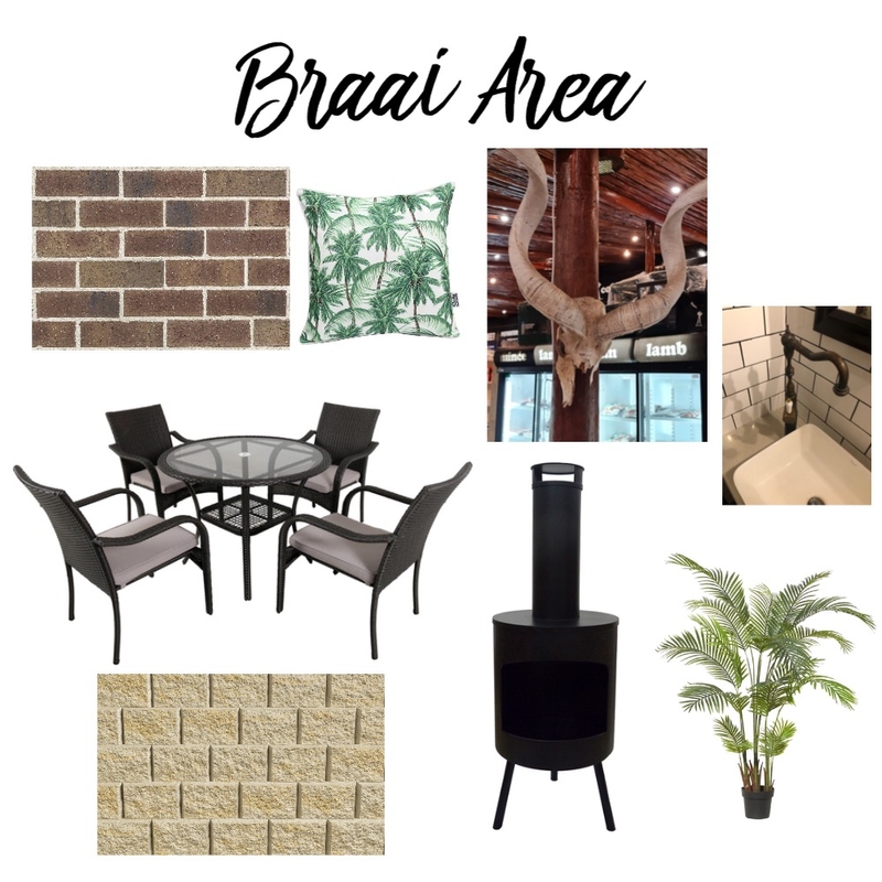 Braai Area Mood Board by Amateur Interior on Style Sourcebook