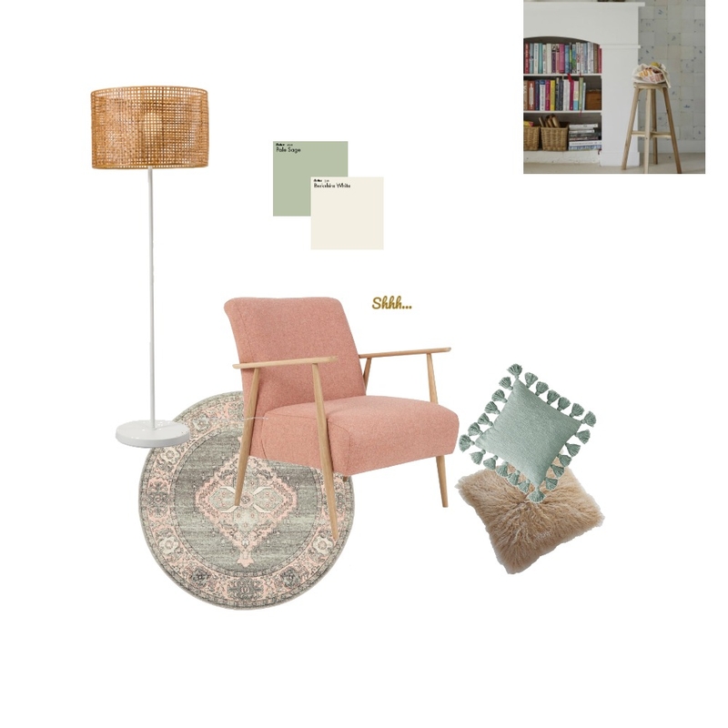 Reading Corner Mood Board by Bluebell Revival on Style Sourcebook