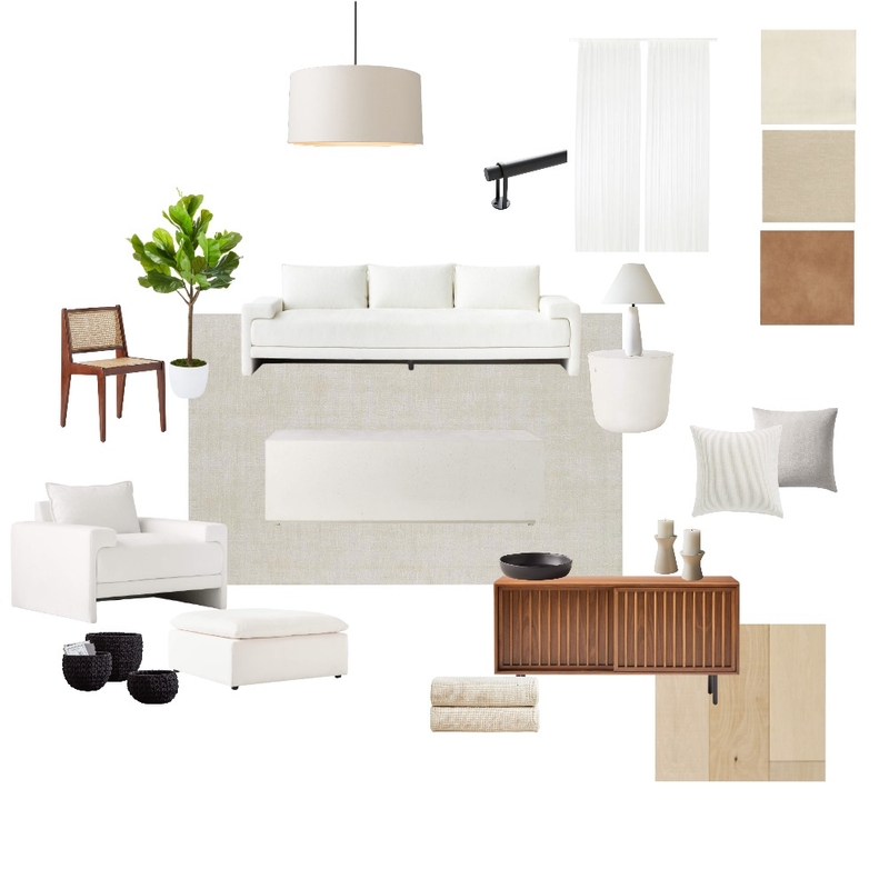 Living Room Mood Board Mood Board by jennamatys on Style Sourcebook