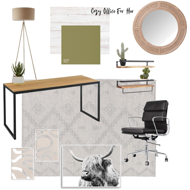 Cozy Office For Her Mood Board by Britnie on Style Sourcebook