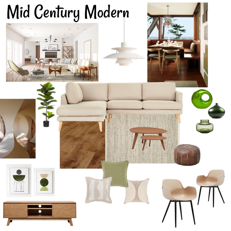 Mid century modern Mood Board by Christinea on Style Sourcebook