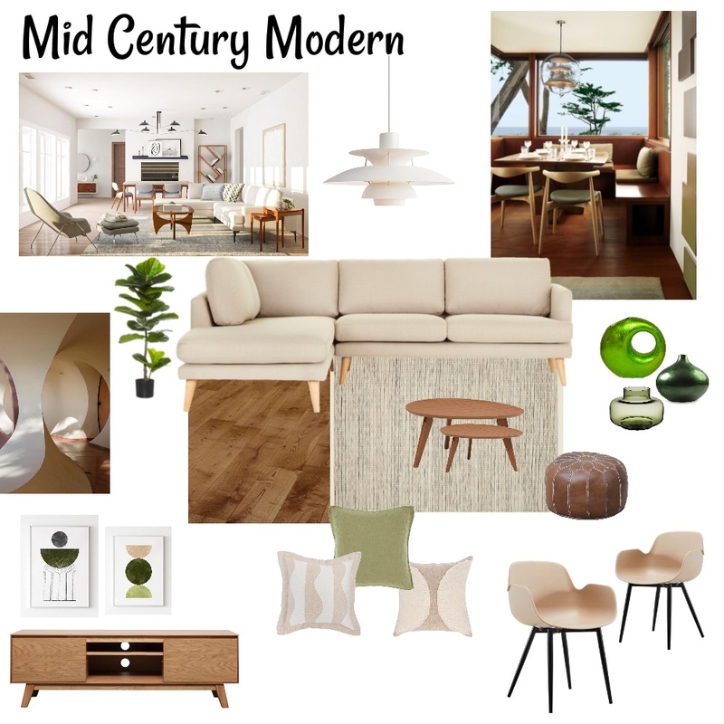 Mid century modern Mood Board by Christinea on Style Sourcebook