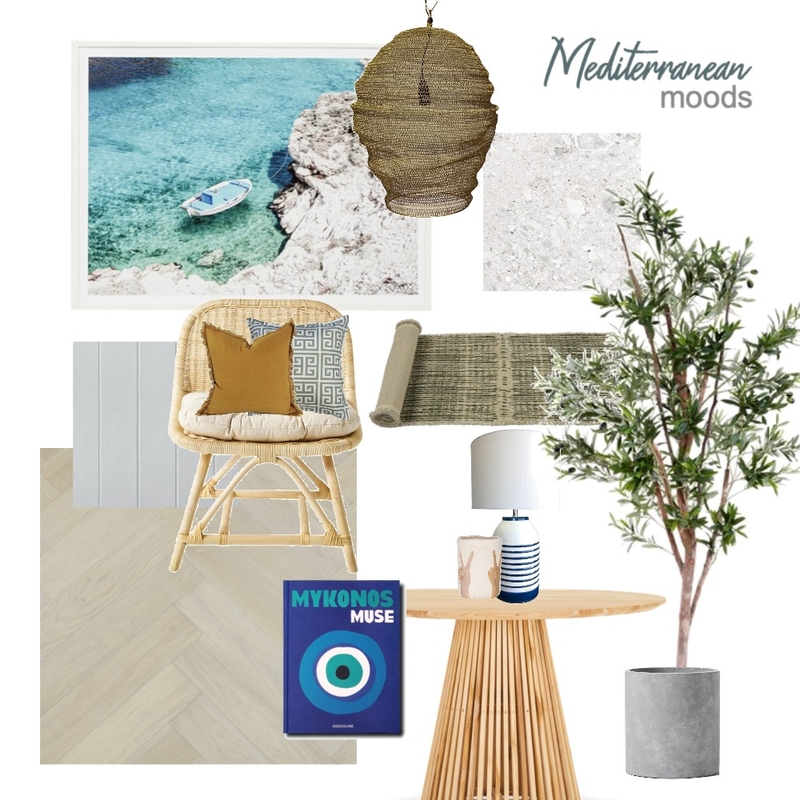 Mediterranean mood Mood Board by Sally davies interiors on Style Sourcebook