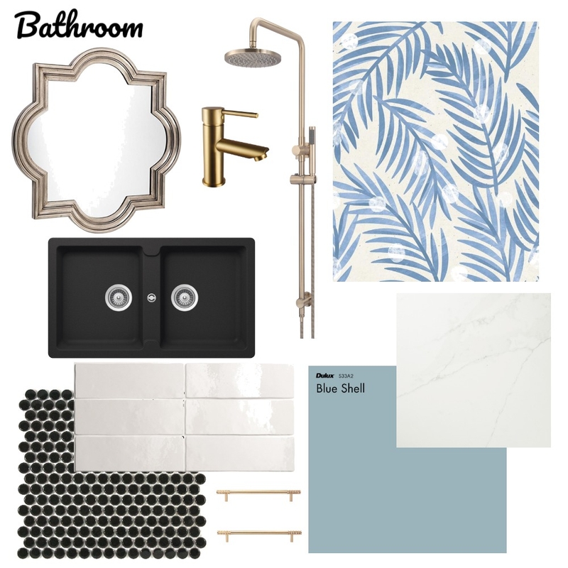 Bathroom Mood Board by Elaina on Style Sourcebook