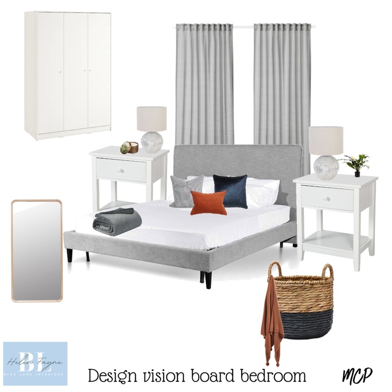 Mark Charles bedroom Mood Board by HelenFayne on Style Sourcebook