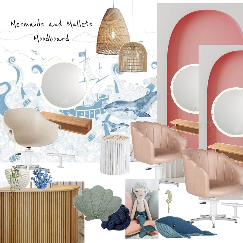 Mermaids and Mullets moodboard 1 Mood Board by Renee Interiors on Style Sourcebook