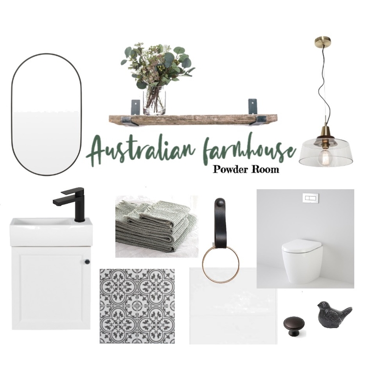 Powder Room Mood Board by aphraell on Style Sourcebook