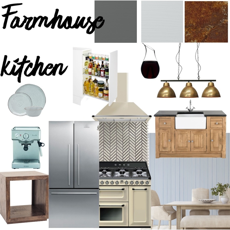 Farmhouse Kitchen Mood Board by Becca333 on Style Sourcebook