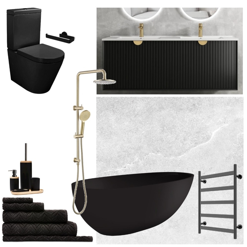 moody bathroom Mood Board by Valerie Joan Interiors on Style Sourcebook