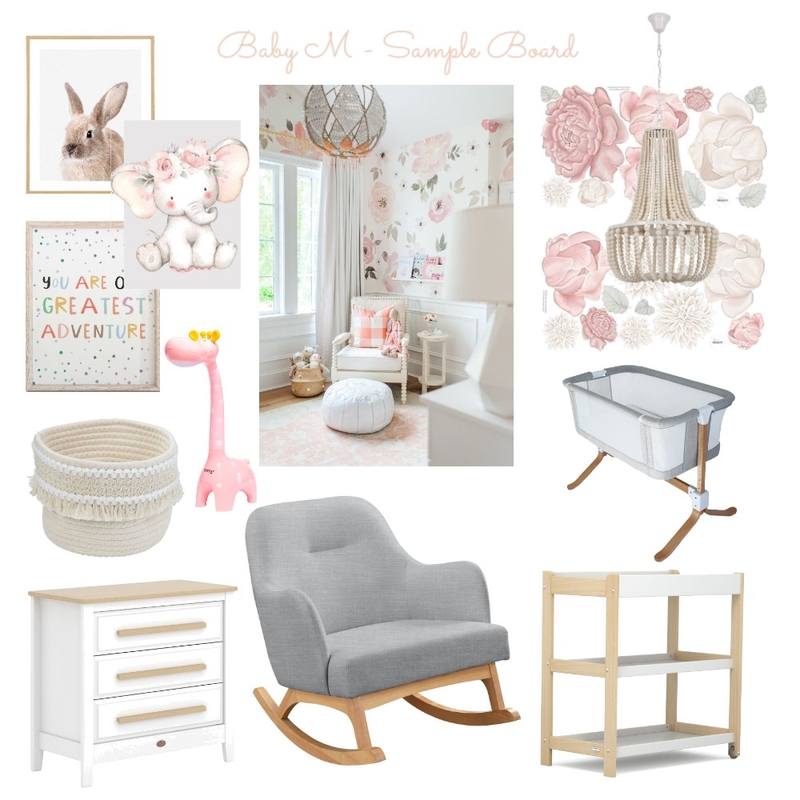 Sample Board - Baby Loughton (1) Mood Board by Beautiful Spaces Interior Design on Style Sourcebook