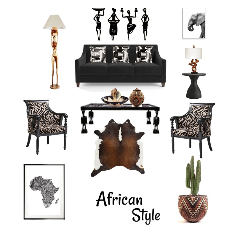 African Mood Board by Getrude K on Style Sourcebook