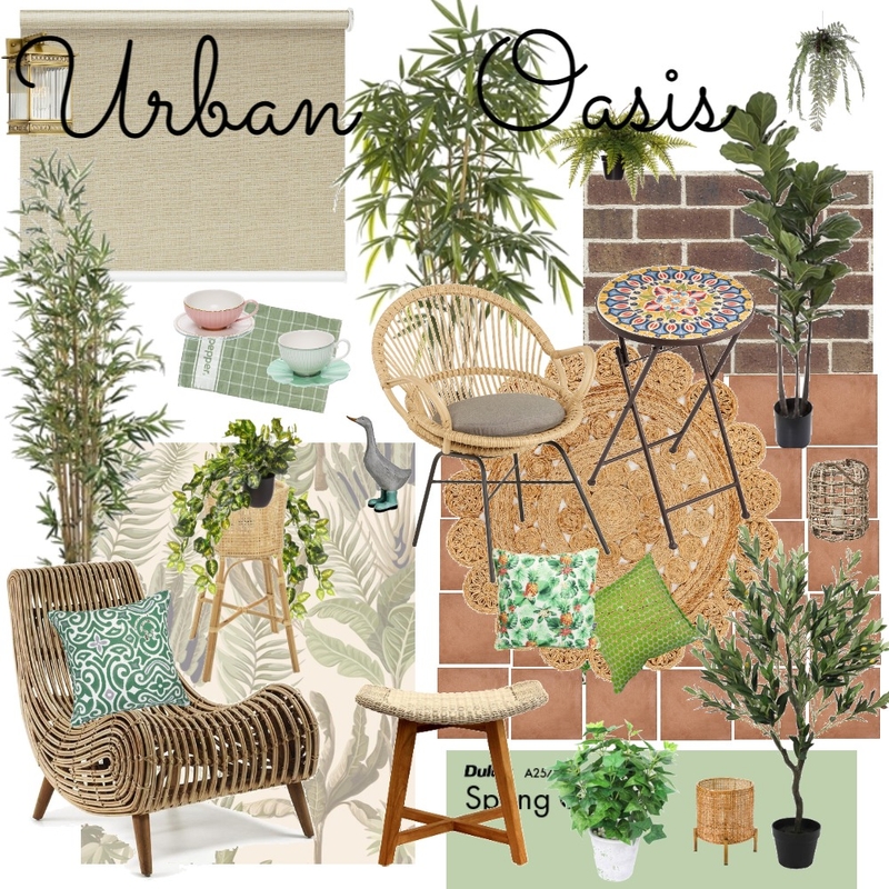 Balcony - Urban Oasis Mood Board by SVETLANA OWALA on Style Sourcebook