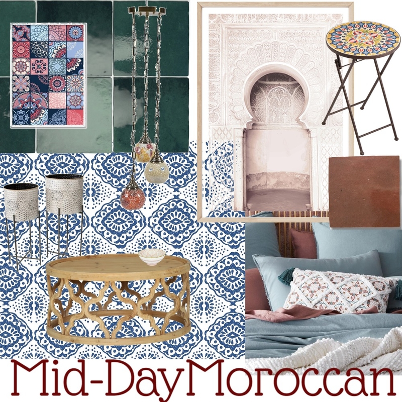 Mid-day Moroccan Mood Board by Life by Andrea on Style Sourcebook