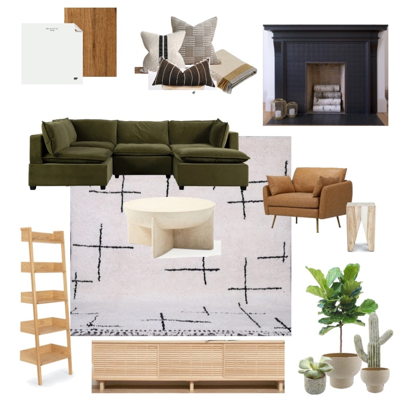 Fulton's LR Green Sofa (morrocan rug) Mood Board by Annacoryn on Style Sourcebook