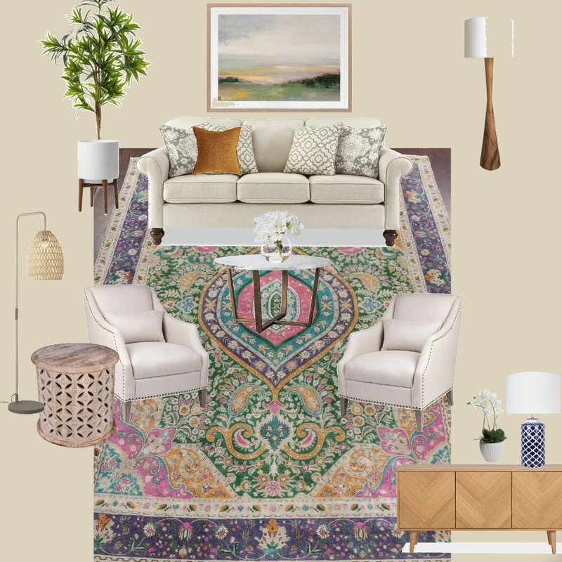 living room heriz Mood Board by Jaleh on Style Sourcebook