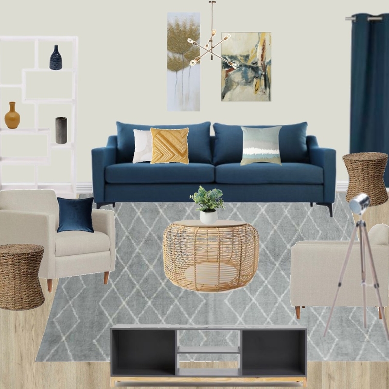 L17 - LIVING ROOM CONTEMPORARY BLUE Mood Board by Taryn on Style Sourcebook