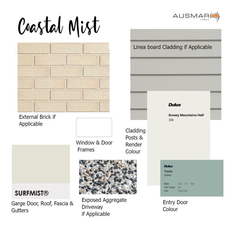 Coastal Mist - Exernal Scheme 6 Mood Board by Natasha Schrapel on Style Sourcebook