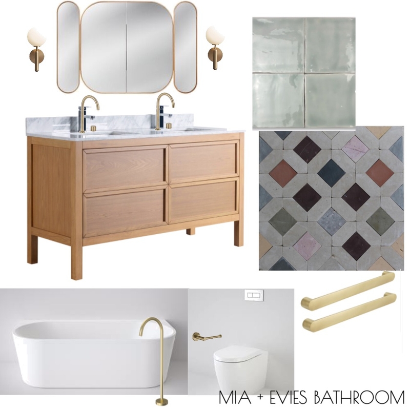EVIE + MIA'S BATHROOM Mood Board by melw on Style Sourcebook