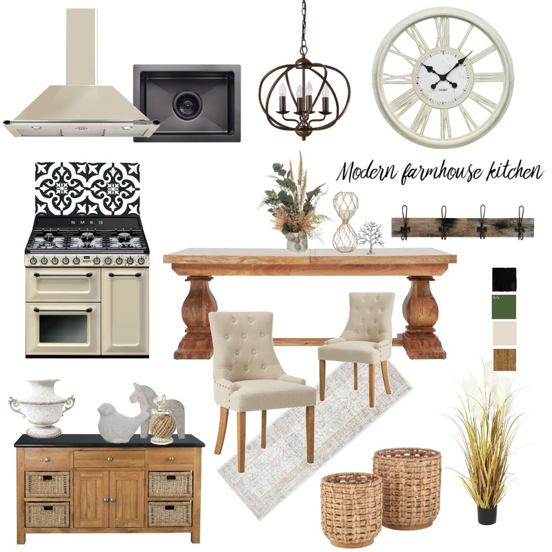 modern farmhouse kitchen Mood Board by shadia20 on Style Sourcebook