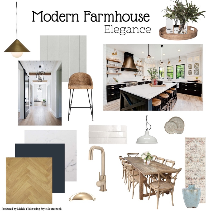 Modern Farmhouse Mood Board by MelekYildiz on Style Sourcebook