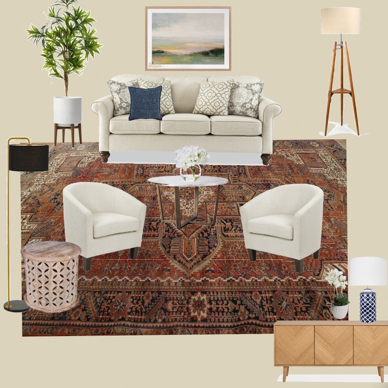 living room heriz Mood Board by Jaleh on Style Sourcebook