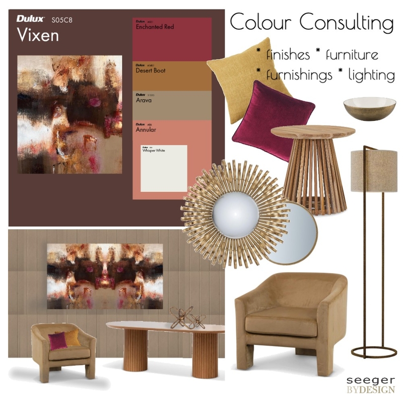 Colour Consulting by Seeger By Design Mood Board by Sophie Seeger on Style Sourcebook