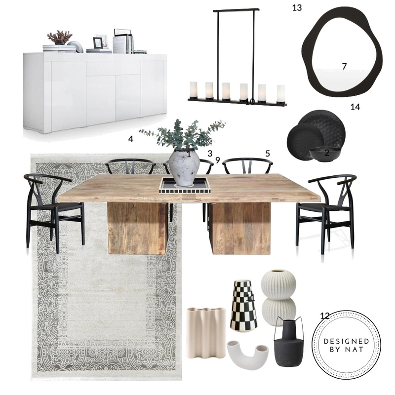 Dining room Mood Board by Designed By Nat on Style Sourcebook