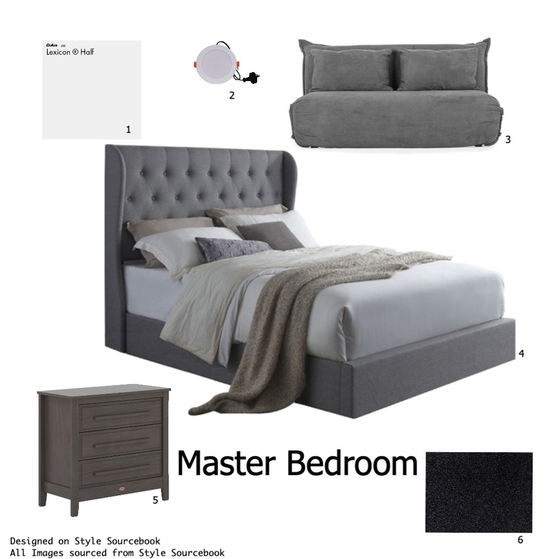 Master Bedroom Mood Board by Kimberley on Style Sourcebook